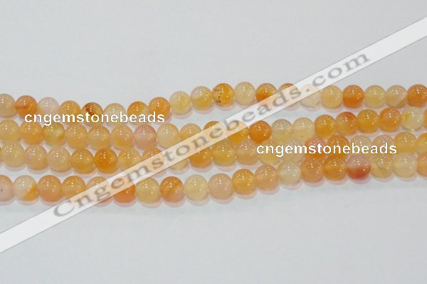 CAG7132 15.5 inches 8mm round red agate gemstone beads