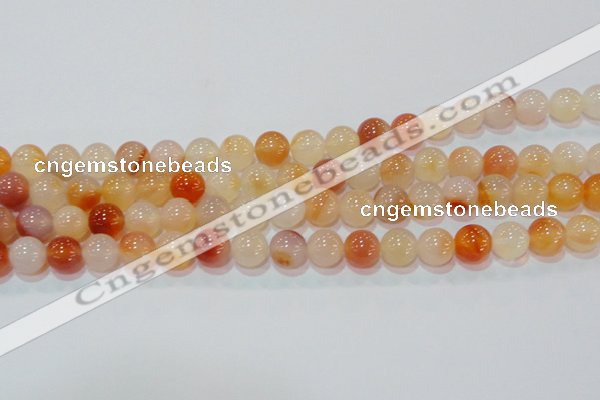 CAG7133 15.5 inches 10mm round red agate gemstone beads