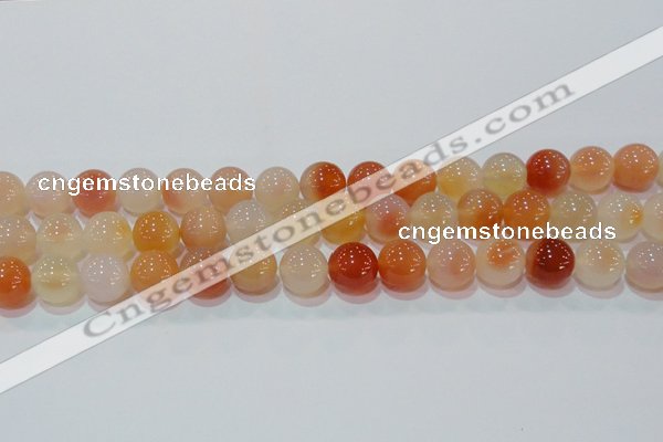 CAG7135 15.5 inches 14mm round red agate gemstone beads