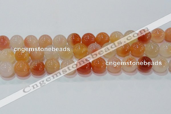 CAG7136 15.5 inches 16mm round red agate gemstone beads