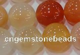 CAG7137 15.5 inches 18mm round red agate gemstone beads