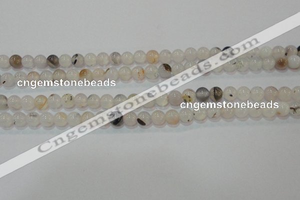 CAG7141 15.5 inches 6mm round Montana agate gemstone beads