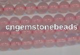 CAG7149 15.5 inches 4mm round pink agate gemstone beads