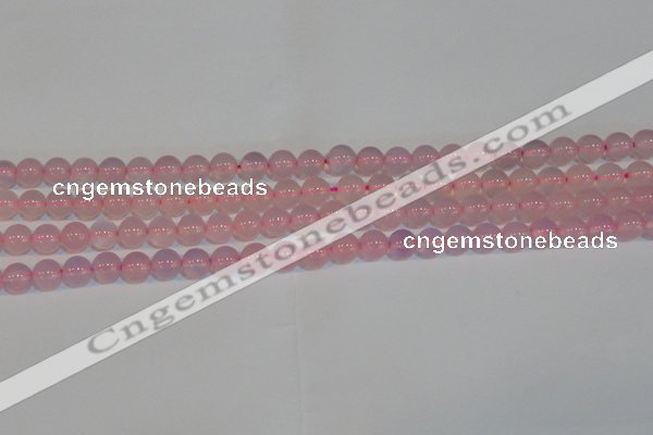 CAG7150 15.5 inches 6mm round pink agate gemstone beads