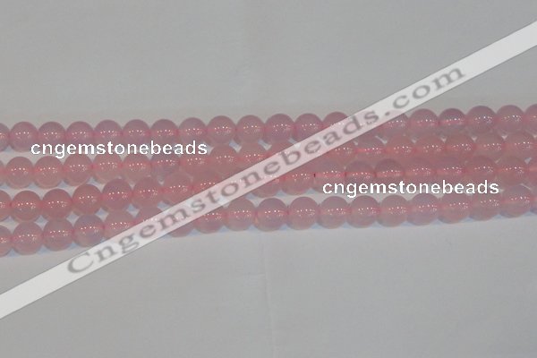 CAG7152 15.5 inches 10mm round pink agate gemstone beads