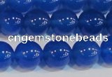 CAG7161 15.5 inches 10mm round blue agate gemstone beads