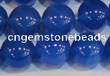 CAG7163 15.5 inches 14mm round blue agate gemstone beads