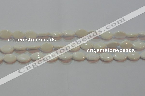 CAG7229 15.5 inches 12*16mm marquise white agate gemstone beads