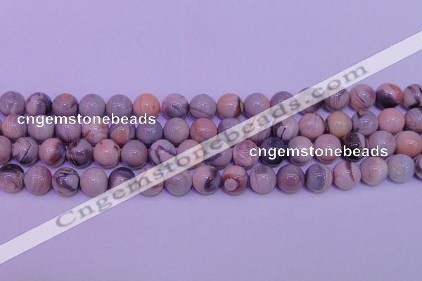 CAG7304 15.5 inches 12mm round red botswana agate gemstone beads