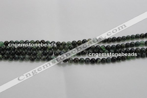 CAG7320 15.5 inches 4mm round dragon veins agate beads wholesale