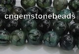 CAG7322 15.5 inches 8mm round dragon veins agate beads wholesale