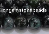 CAG7325 15.5 inches 14mm round dragon veins agate beads wholesale