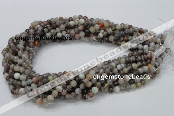 CAG735 15.5 inches 6mm round botswana agate beads wholesale