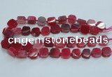 CAG7351 15.5 inches 14*15mm - 16*18mm octagonal dragon veins agate beads