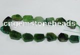 CAG7396 15.5 inches 18*25mm - 20*28mm freeform dragon veins agate beads