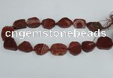 CAG7408 15.5 inches 20*25mm - 25*30mm freeform dragon veins agate beads