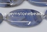 CAG7420 15.5 inches 20*38mm oval botswana agate beads