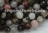 CAG744 15.5 inches 8mm faceted round botswana agate beads wholesale