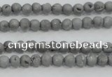 CAG7442 15.5 inches 4mm round plated druzy agate beads wholesale