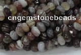 CAG746 15.5 inches 4*6mm faceted rondelle botswana agate beads