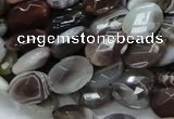 CAG756 15.5 inches 10*14mm faceted oval botswana agate beads