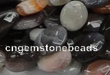 CAG757 15.5 inches 12*16mm faceted oval botswana agate beads