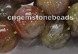 CAG769 15.5 inches 20mm round yellow agate gemstone beads wholesale