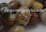 CAG774 15.5 inches 16*21mm rice yellow agate gemstone beads