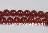 CAG7857 15.5 inches 6mm round red agate beads wholesale