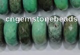 CAG7891 15.5 inches 15*20mm faceted rondelle grass agate beads