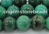 CAG7907 15.5 inches 14mm round grass agate beads wholesale