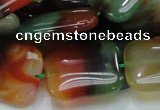 CAG793 15.5 inches 22*30mm rectangle rainbow agate gemstone beads