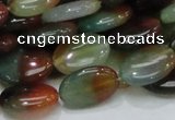 CAG795 15.5 inches 13*18mm oval rainbow agate gemstone beads