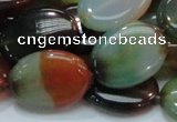 CAG798 15.5 inches 18*25mm oval rainbow agate gemstone beads