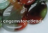 CAG799 15.5 inches 22*30mm oval rainbow agate gemstone beads