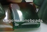 CAG805 15.5 inches 30*30mm diamond rainbow agate gemstone beads