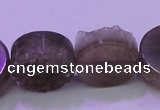 CAG8435 15.5 inches 20mm coin grey druzy agate gemstone beads