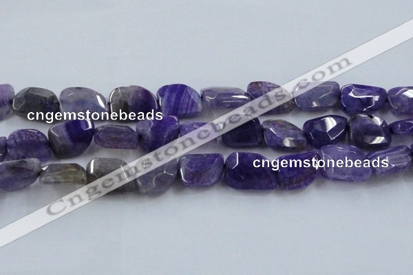 CAG8501 15.5 inches 15*20mm - 18*25mm freeform dragon veins agate beads