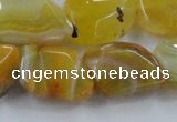 CAG8503 15.5 inches 15*20mm - 18*25mm freeform dragon veins agate beads