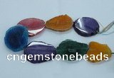 CAG8534 15.5 inches 40*45mm - 45*55mm freeform dragon veins agate beads