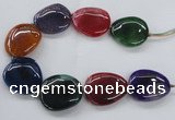 CAG8647 15.5 inches 35*40mm - 40*45mm freeform dragon veins agate beads