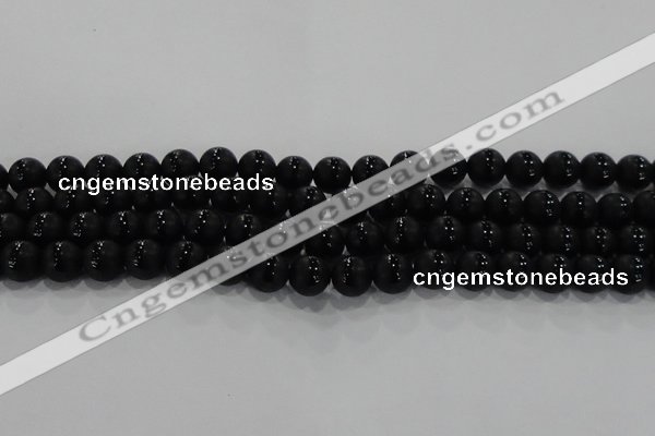 CAG8675 15.5 inches 6mm round matte tibetan agate gemstone beads