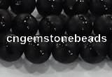 CAG8681 15.5 inches 8mm round matte tibetan agate gemstone beads