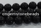 CAG8685 15.5 inches 6mm round matte tibetan agate gemstone beads