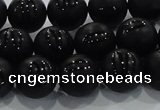 CAG8686 15.5 inches 8mm round matte tibetan agate gemstone beads