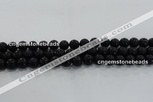 CAG8686 15.5 inches 8mm round matte tibetan agate gemstone beads