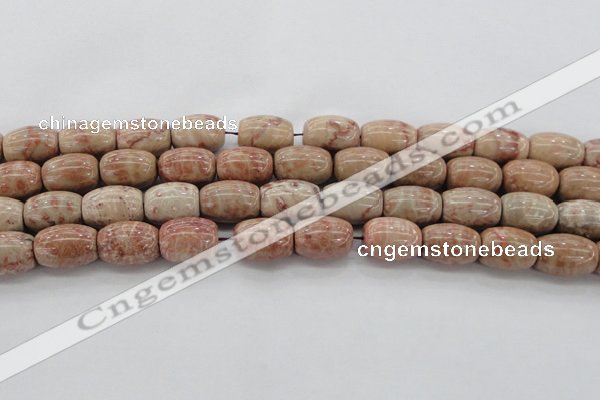 CAG8765 15.5 inches 13*18mm rice chrysanthemum agate beads