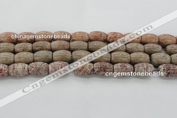 CAG8766 15.5 inches 15*20mm rice chrysanthemum agate beads