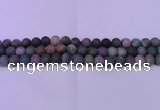 CAG8861 15.5 inches 6mm round matte india agate beads