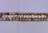 CAG8895 15.5 inches 14mm round matte crazy lace agate beads